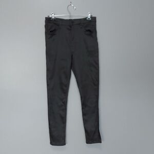 H&M leatherette Black Slim Fit Pants sz. 12